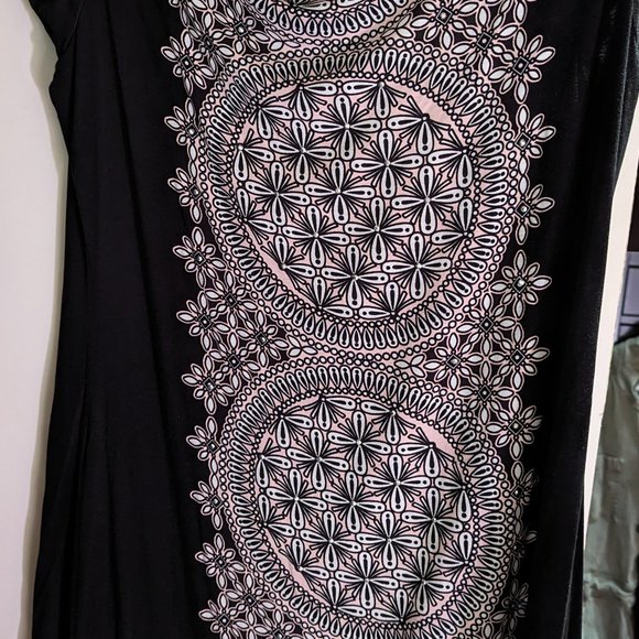 INC cowl neck print dress - Picture 5 of 7